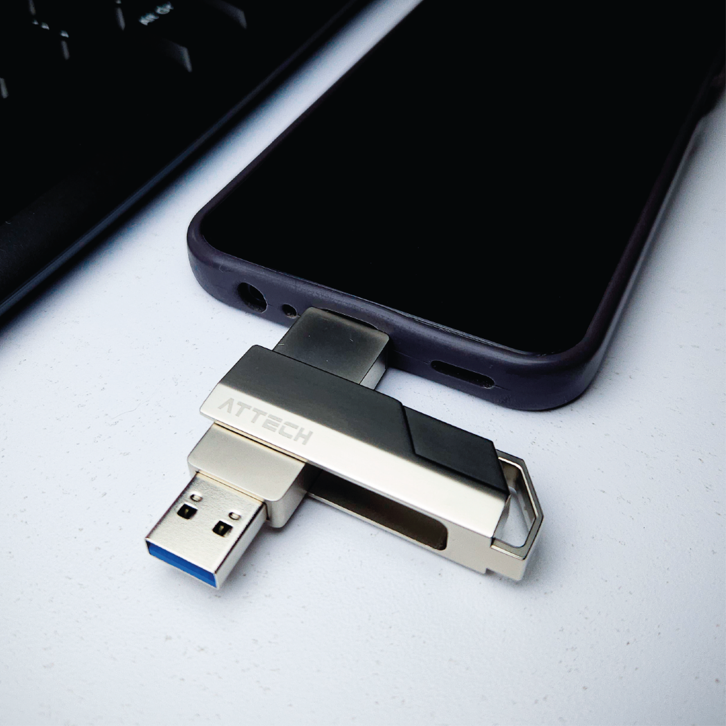 Memoria Usb Dual drive Attech at150DD Usb 3.1 - Gen1 -128GB