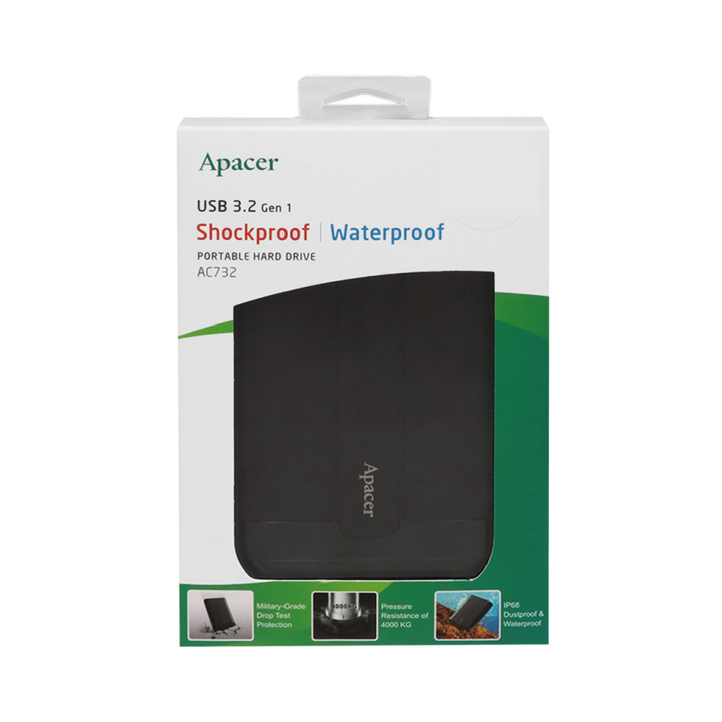 Disco portable mecanico de grado militar APACER AC732 4TB