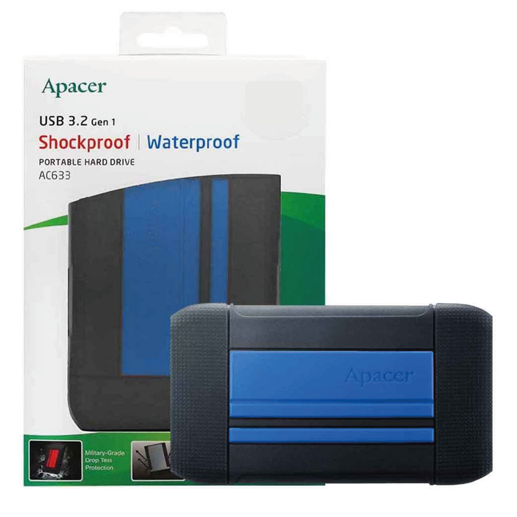 Disco portable mecanico de grado militar APACER AC633 2TB