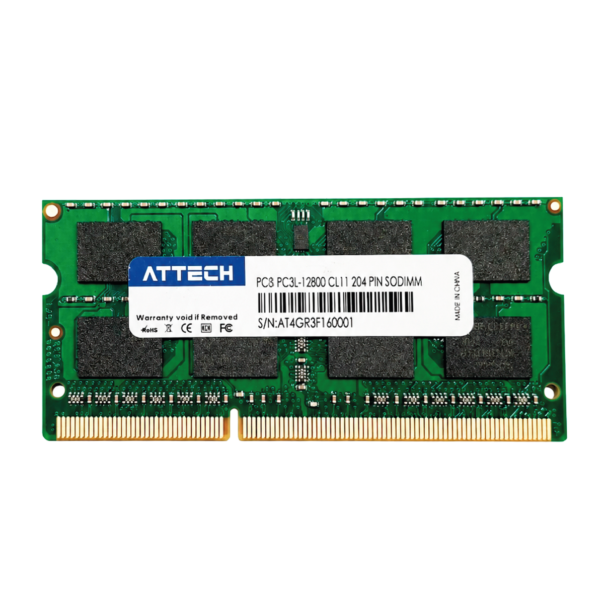 Memoria Ram portatil Attech DDR3 - 4GB/8GB